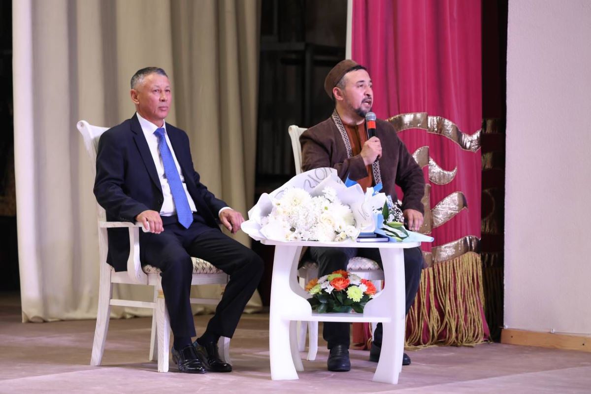 В Кокшетау прошел творческий вечер  Құдайберлі Мырзабека
