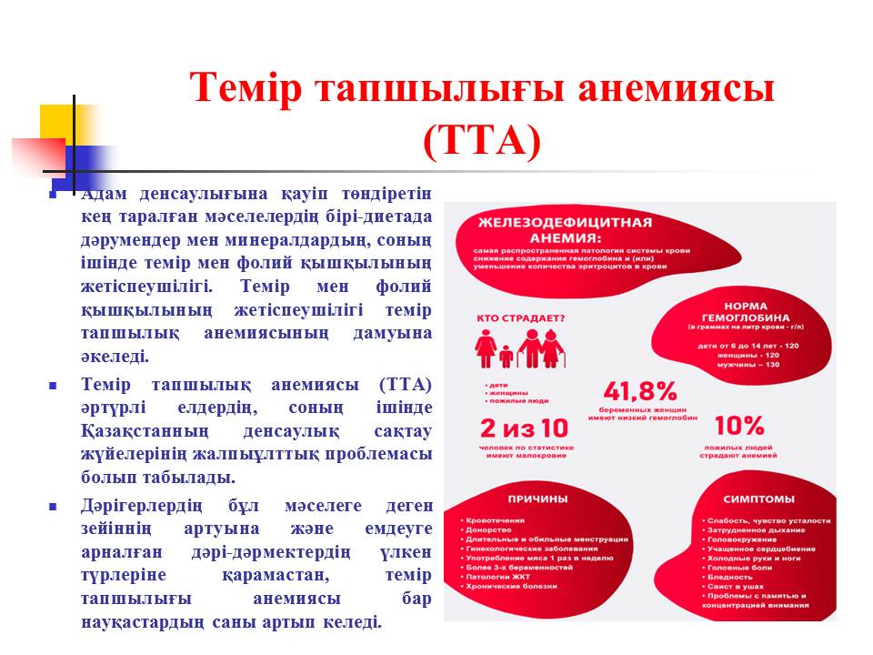 Темір тапшылығы анемиясы (ТТА)