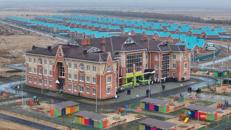 On the eve of the Republic Day, the opening of a new kindergarten "Altyn Besik" took place in the village of Auliekol.