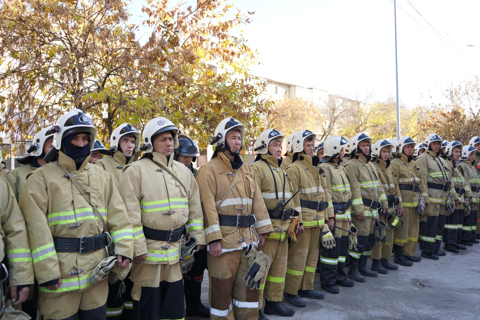 В Шымкенте  пожарные провели учения в торговом доме