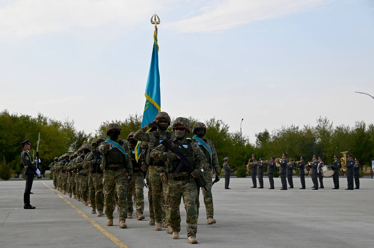 Казахстанские военнослужащие принимают участие в  совместном учении «Хамкорлик-2024» в Узбекистане