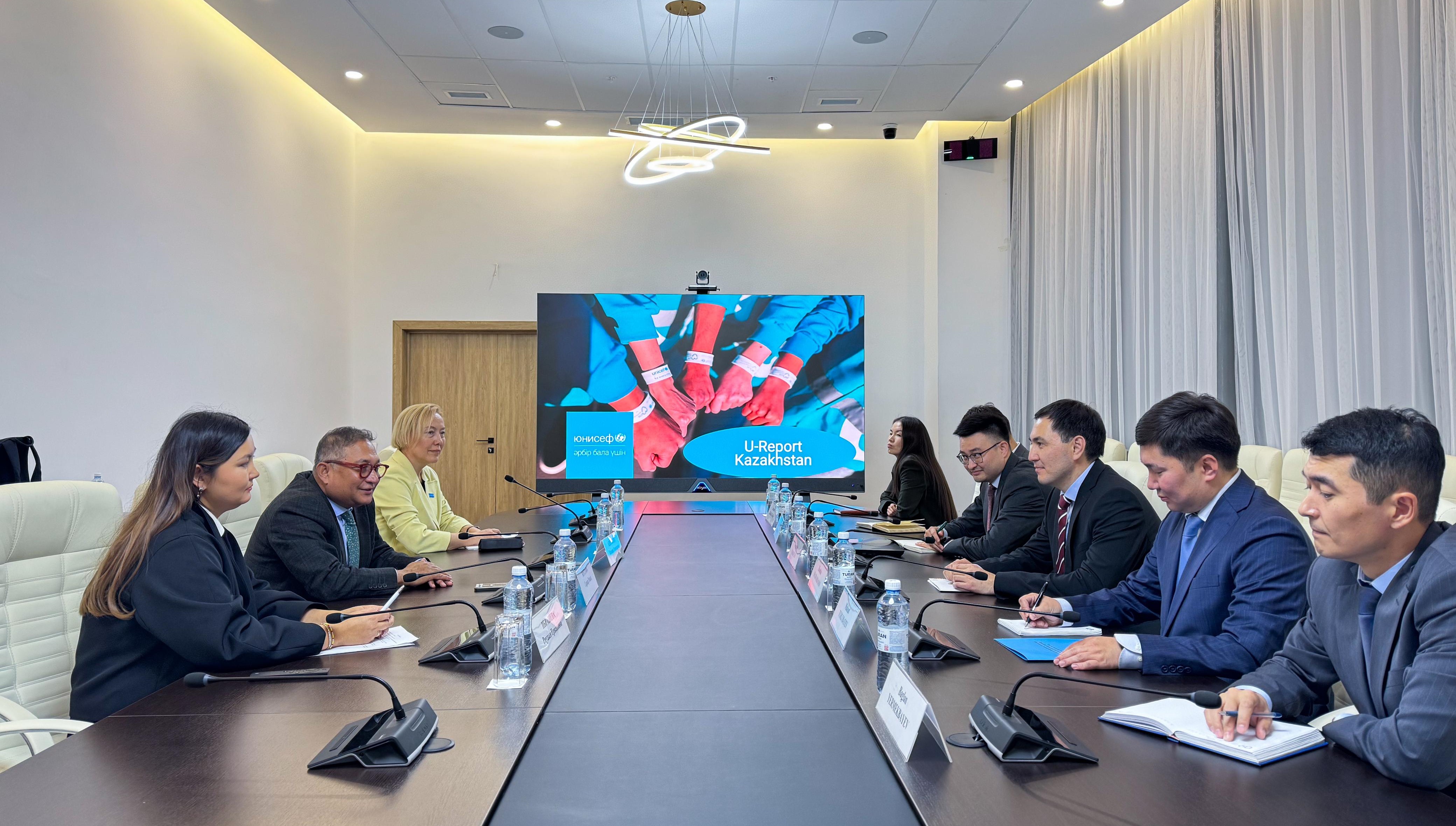 Representatives of the UN Children's Fund visited ASPR