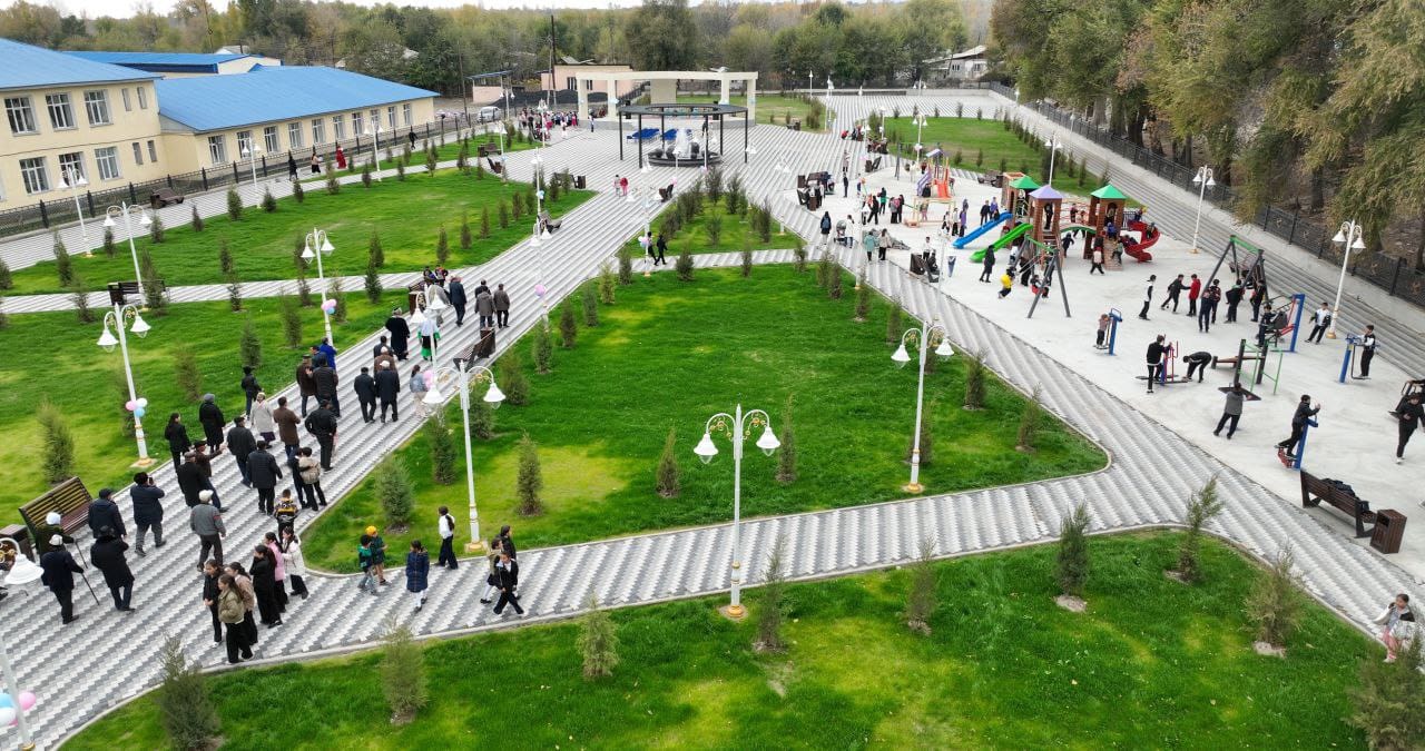 В канун праздника Дня Республики 25 октября в селе Талды открылся новый парк отдыха