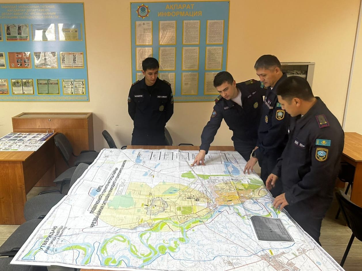 Проведено обучение по работе с топографическими картами