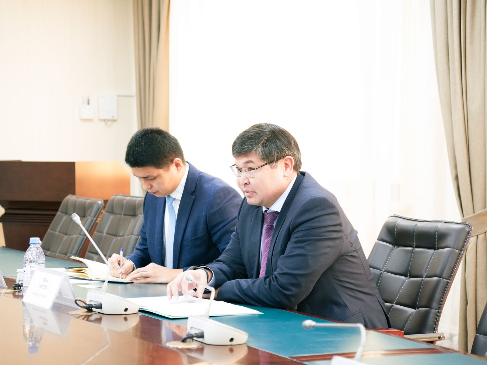 Madi Takiyev met with representatives of the World Bank