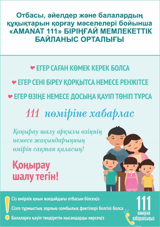 "111 Аманат" біріңғай мемлекеттік байланыс орталығы
