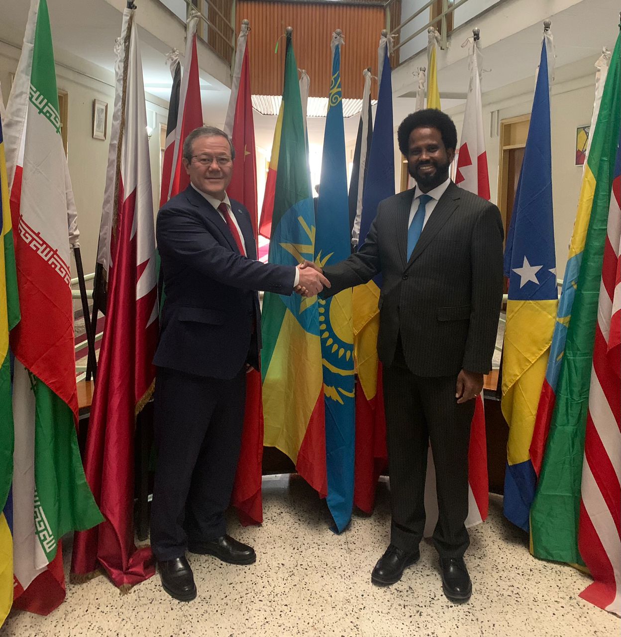 Kazakhstan Ambassador Holds Meetings at the Ethiopian Foreign Ministry