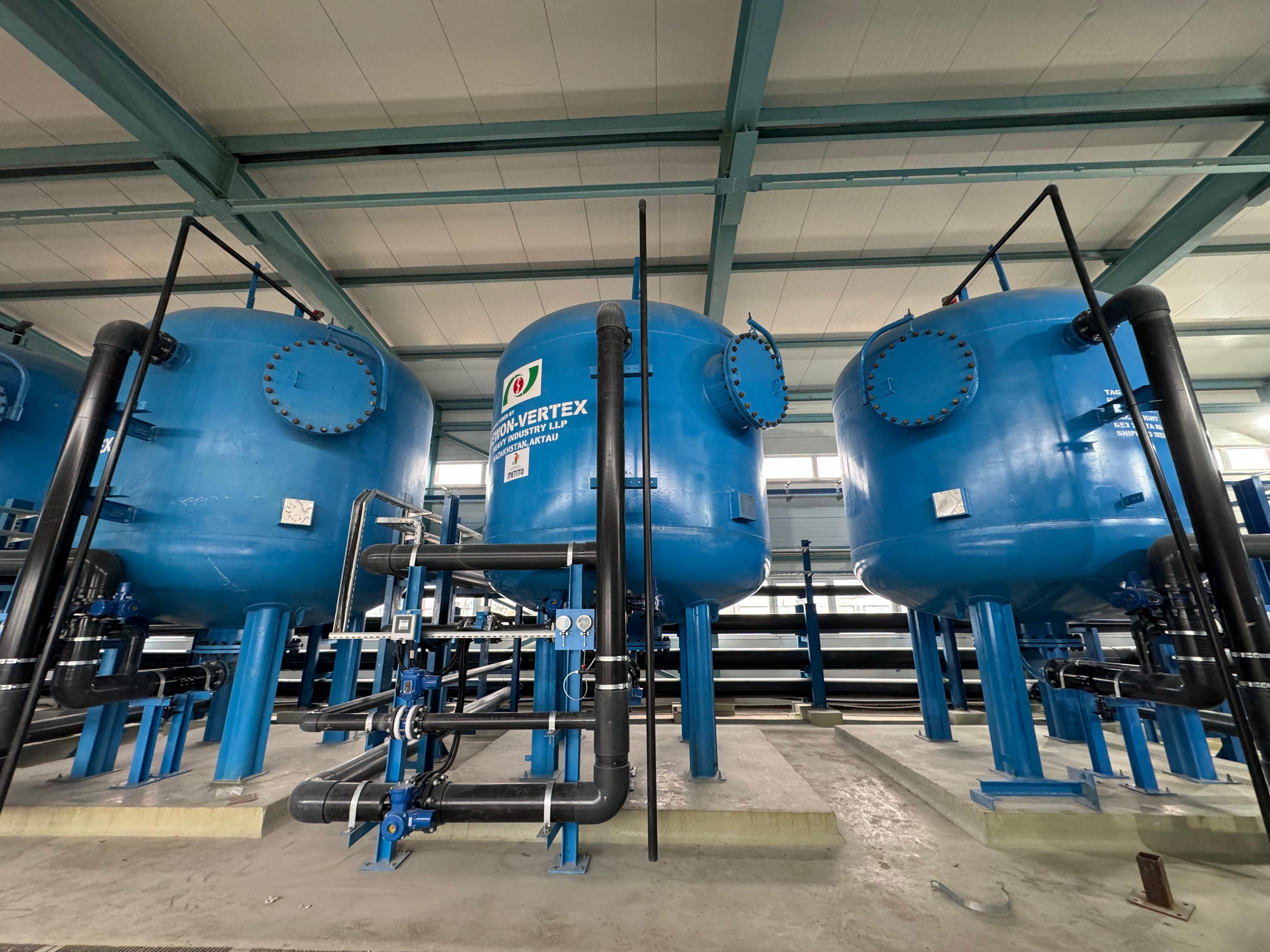 В Актау в ближайшие дни запустят установку, увеличивающую производственные мощности опреснительного завода «Каспий»
