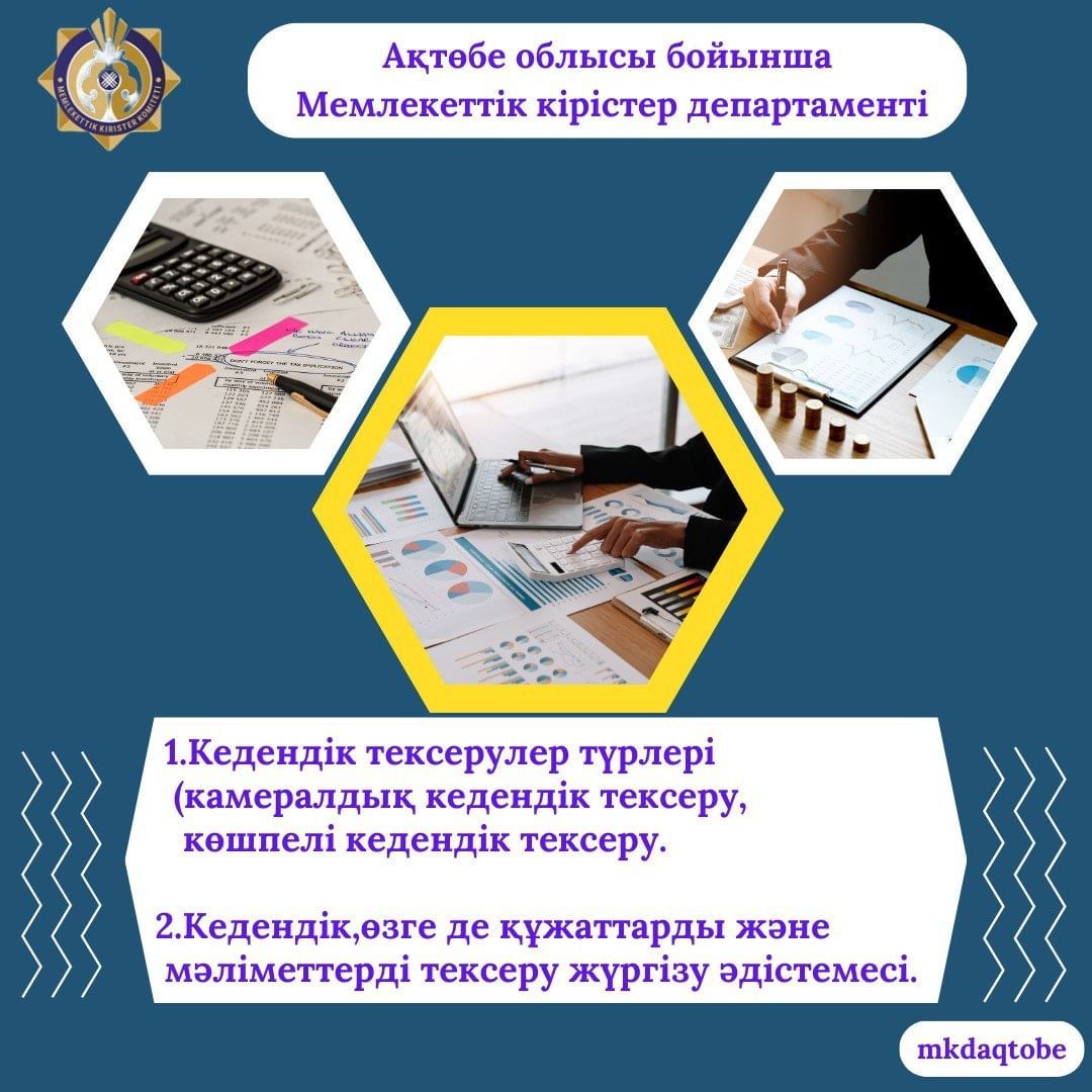 Кедендік тексерулер түрлері (камералдық кедендік тексеру, көшпелі кедендік тексеру)