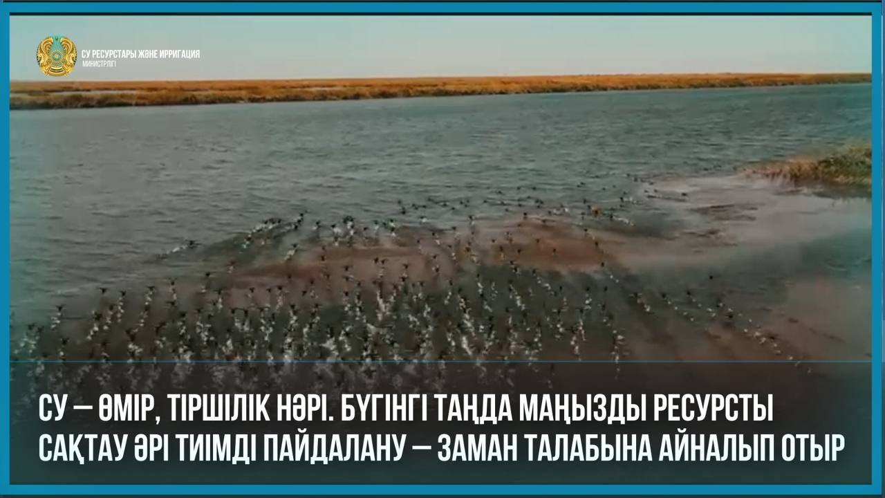 Су – өмір, тіршілік нәрі. Бүгінгі таңда маңызды ресурсты сақтау әрі тиімді пайдалану – заман талабына айналып отыр