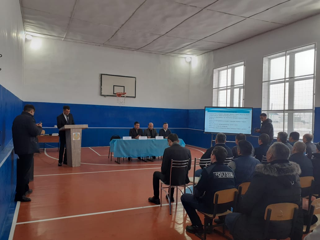 Нұра ауданы әкімінің Жанбөбек ауылыныңы халқымен есептік кездесуі