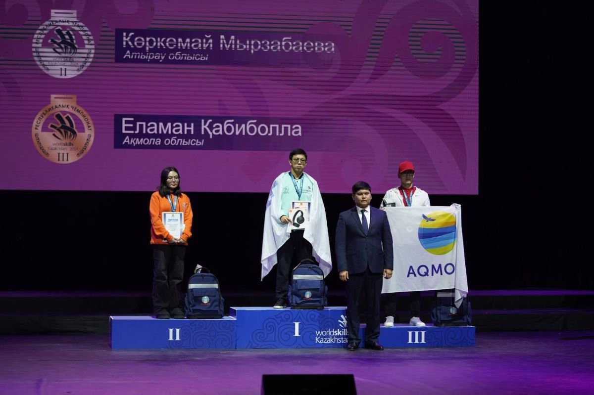 Ақмола студенттері ұлттық кәсіби шеберлік чемпионатында  7 жүлделі орын мен 11 кемелдік медальонына ие болды