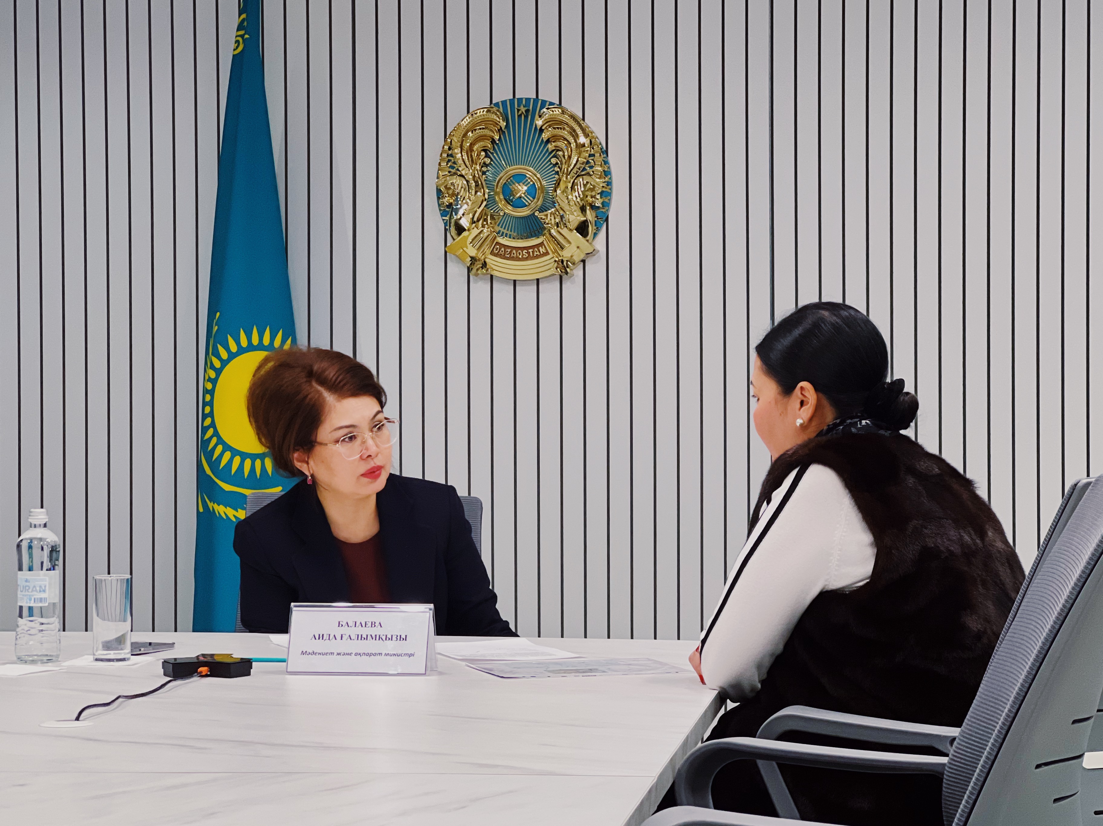 ҚР Мәдениет және ақпарат министрі Аида Балаева азаматтарды жеке қабылдады