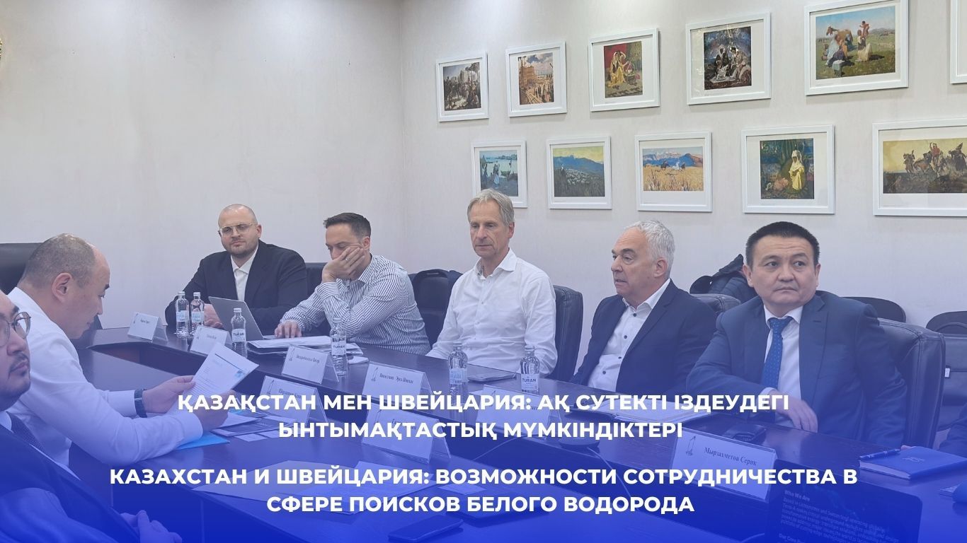 Казахстан и Швейцария: возможности сотрудничества в сфере поисков белого водорода