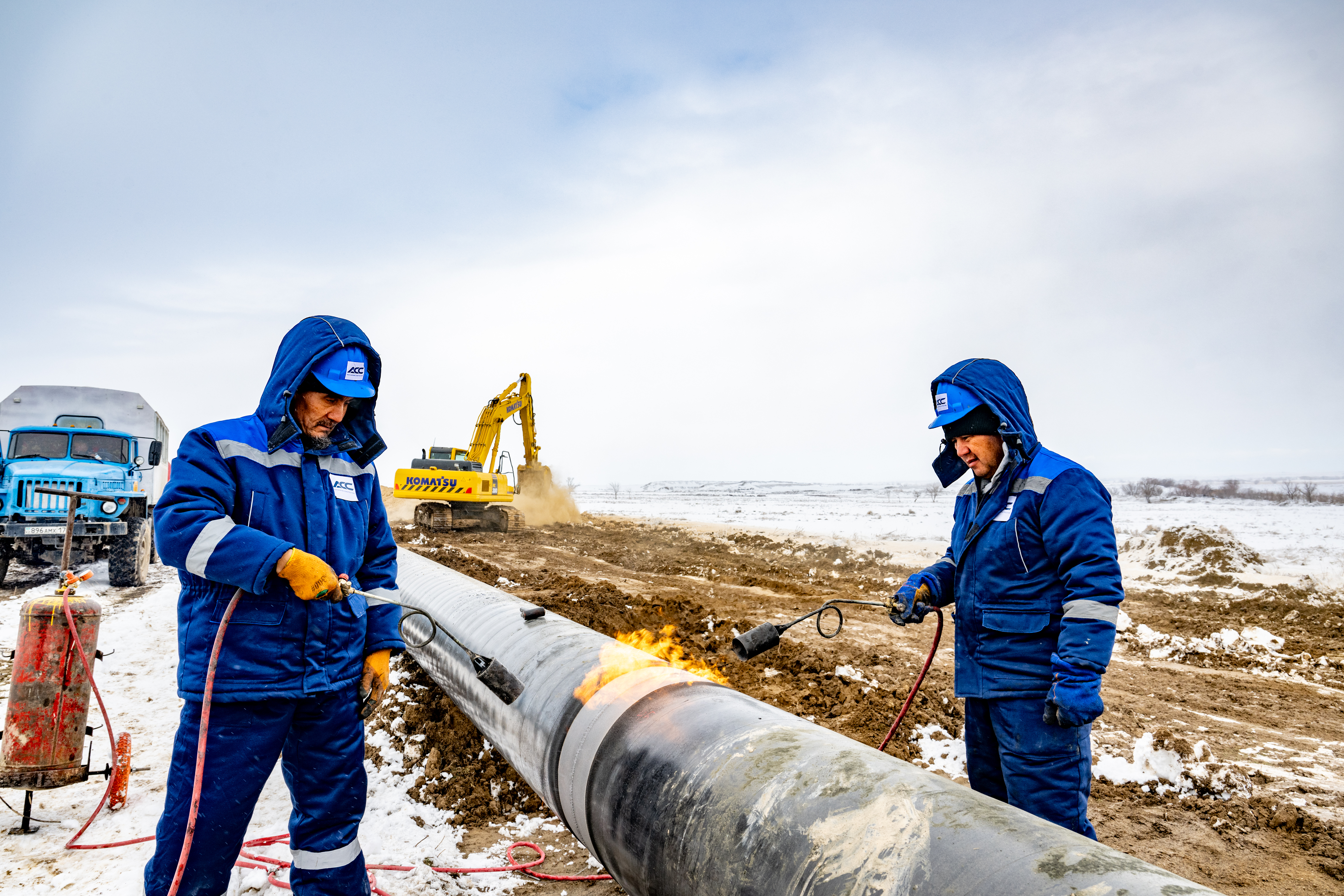 «Талдықорған-Үшарал» газ құбырын салу  жоспарлы түрде жалғасуда
