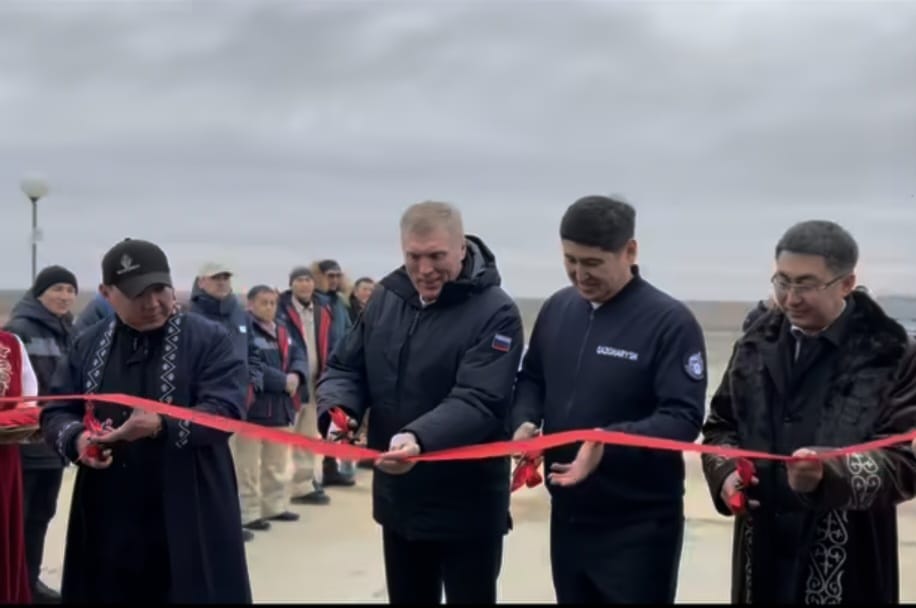 "Байқоңыр" ғарыш айлағында жаңа бақылау бекетінің ресми ашылуы.
