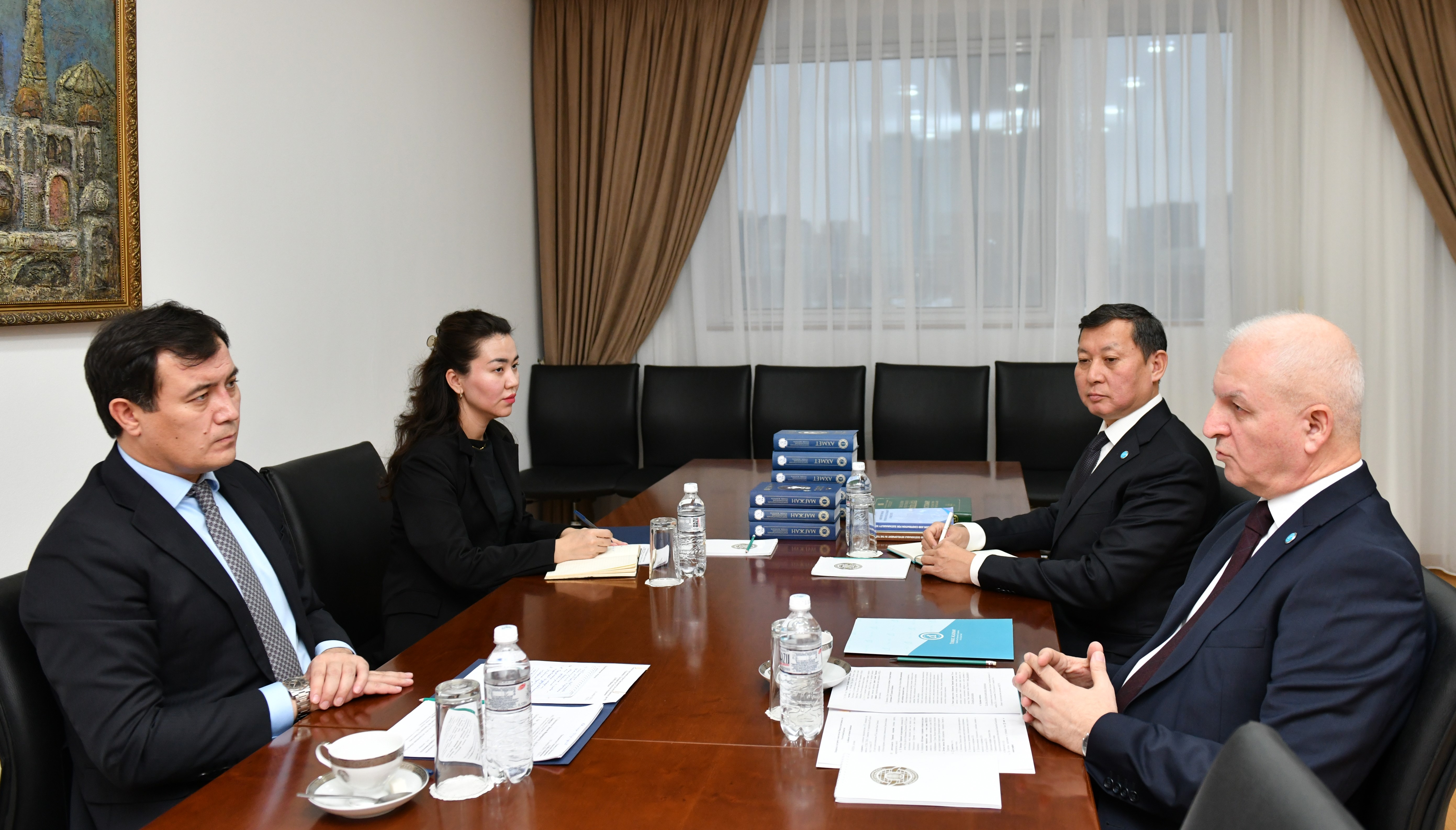 ҚР Сыртқы істер министрінің орынбасары  Түркі Академиясының Президентін қабылдады