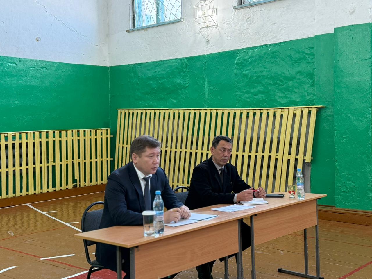 Регулярная встреча акима района с населением в селе Орловка