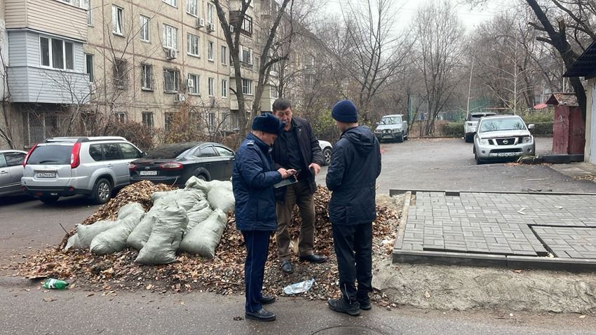 33 тәртіп бұзушы: Алматыда ірі көлемді қоқысты дұрыс емес жерлерде сақтағаны үшін айыппұл салынады