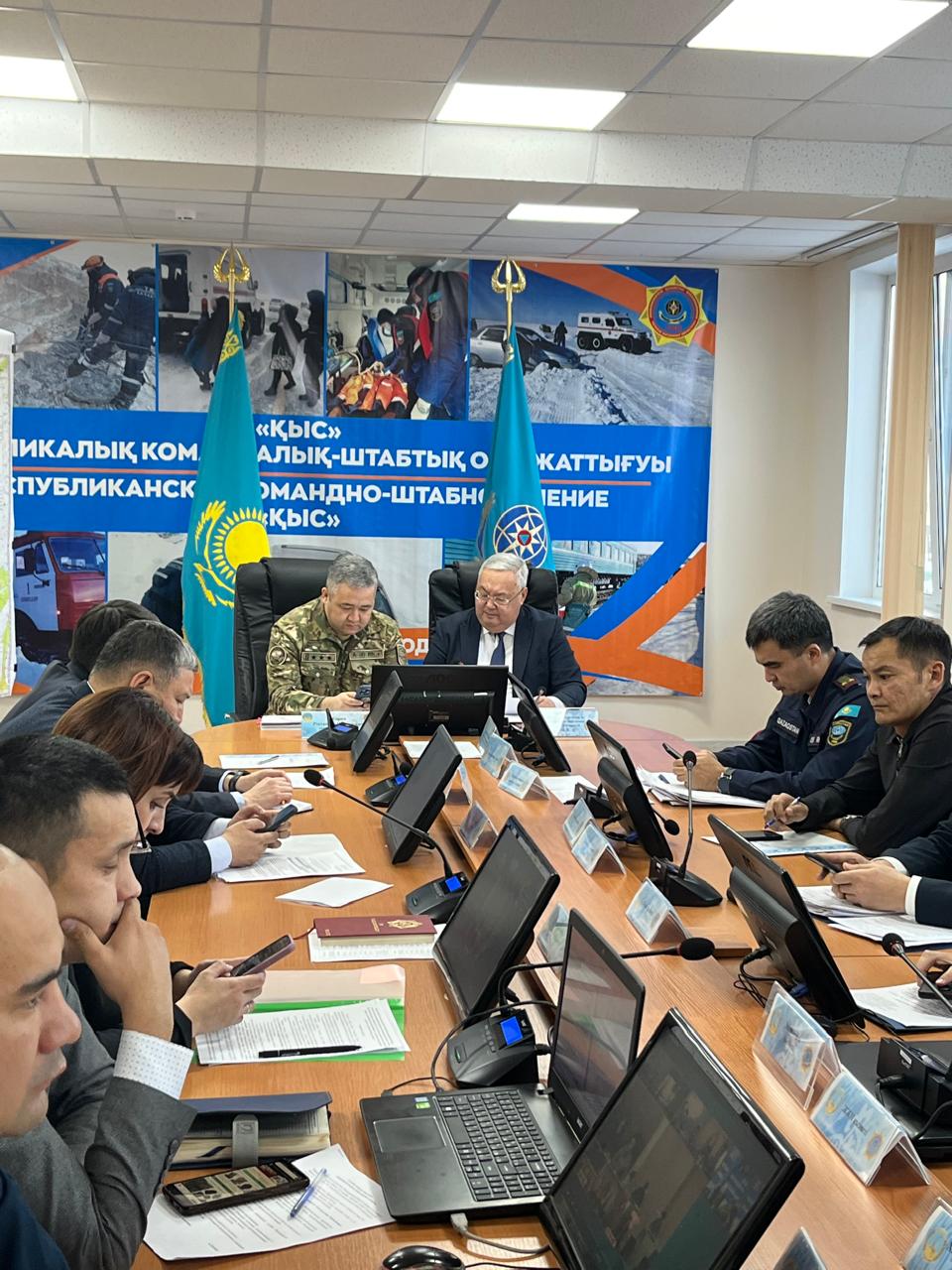 В период с 21 по 22 ноября 2024 года проводится Республиканское командно-штабное учение «Қыс-2024».