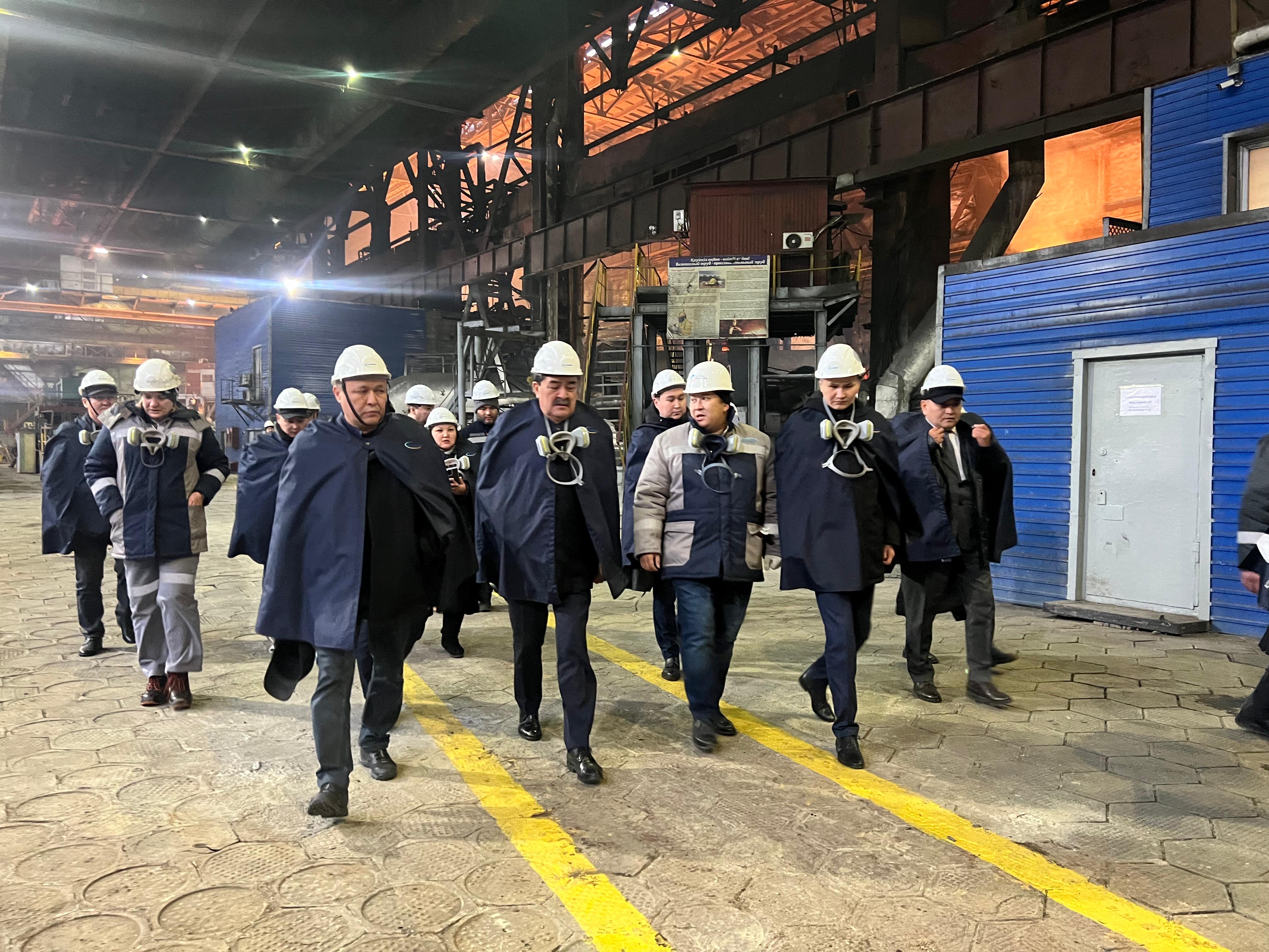 Жезқазған қаласындағы нысандарға бару, жұмыс кеңесі