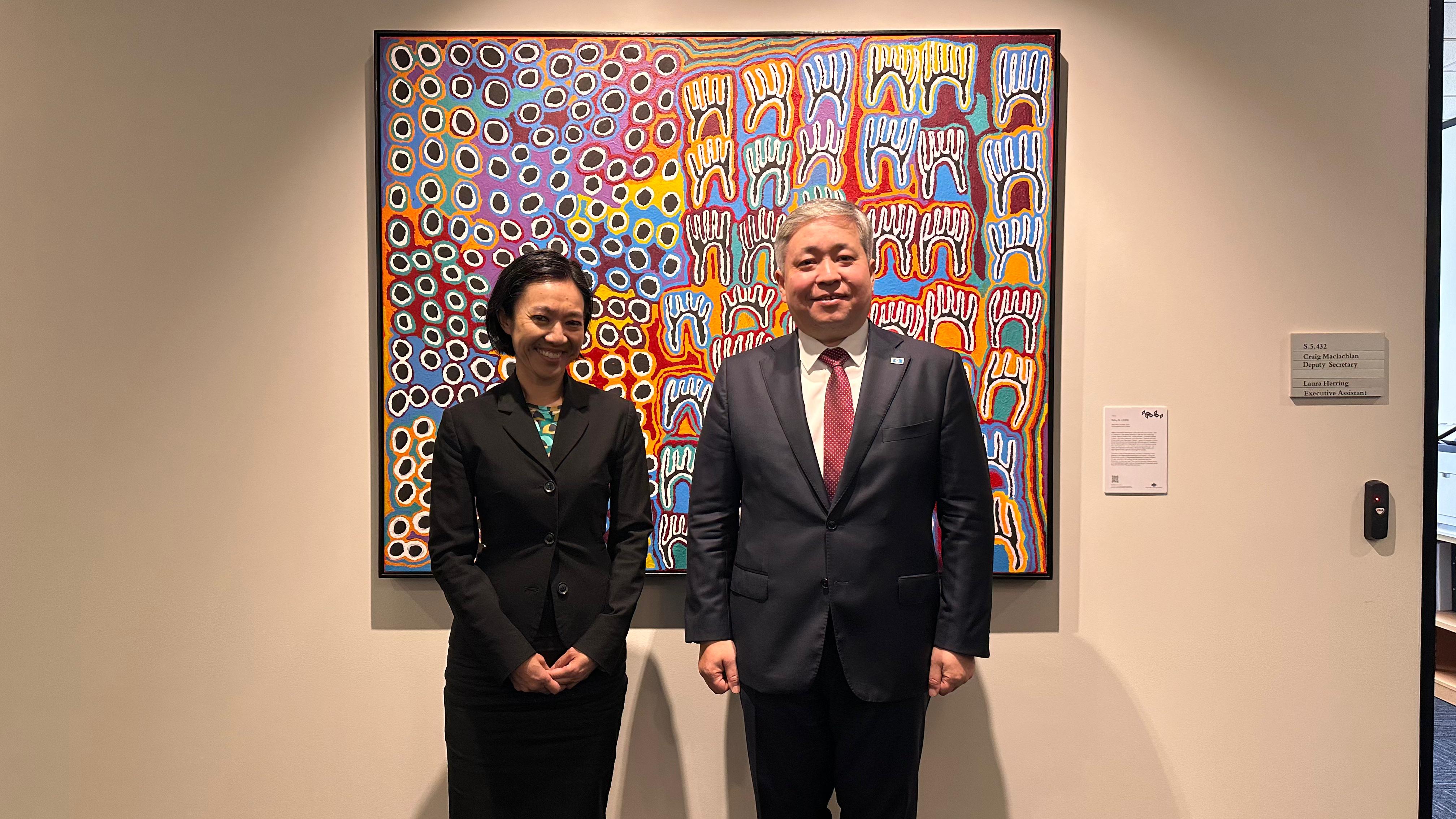 Working Visit of the Ambassador of Kazakhstan to Australia