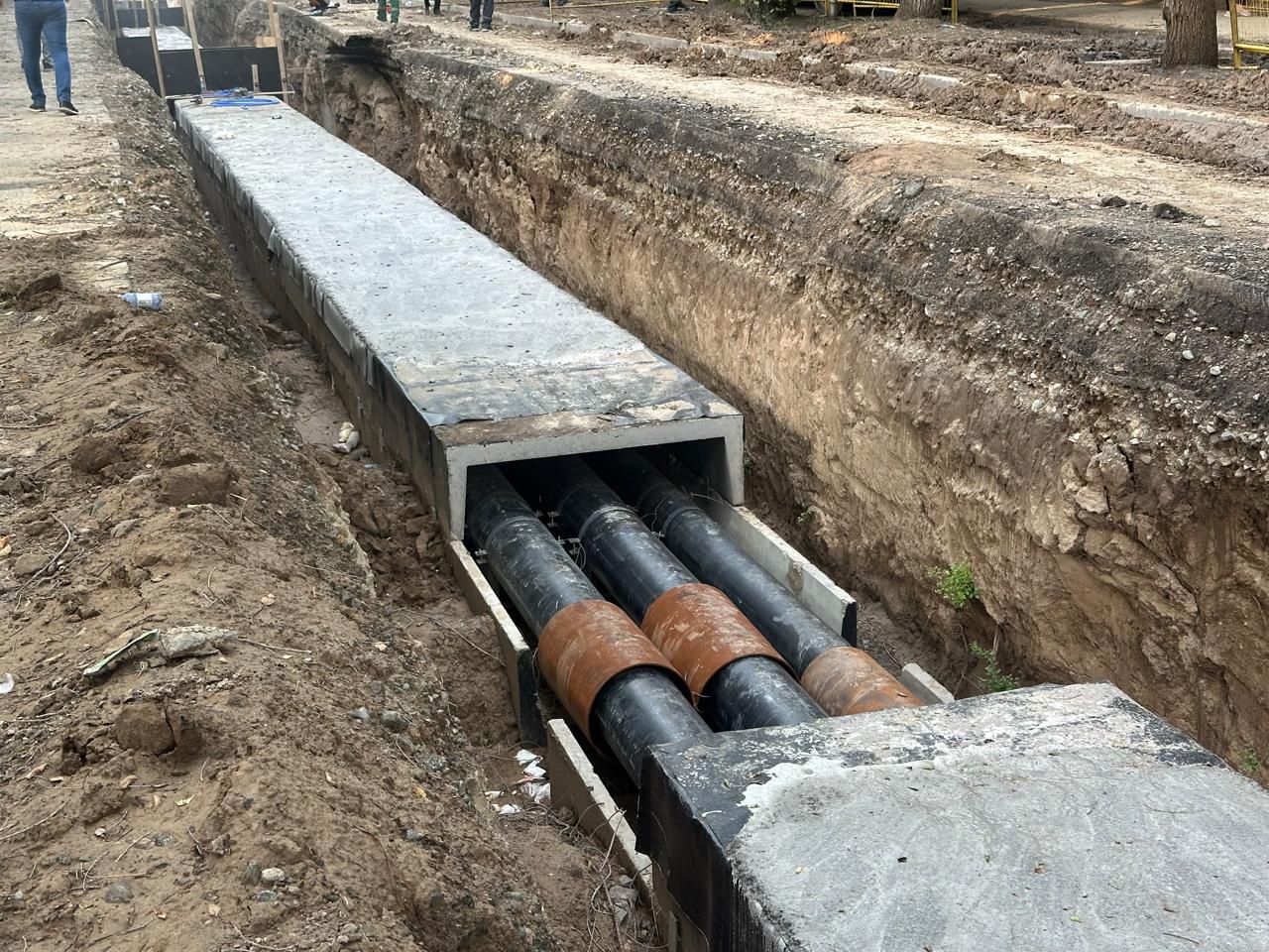 In Almaty, a heating main almost 6000 m long has been completely replaced