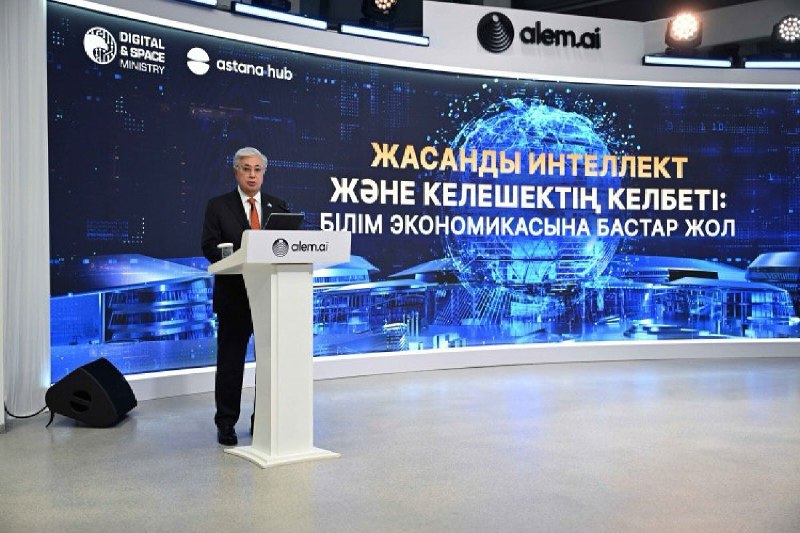 Казахстанские продукты в области искусственного интеллекта презентованы Президенту