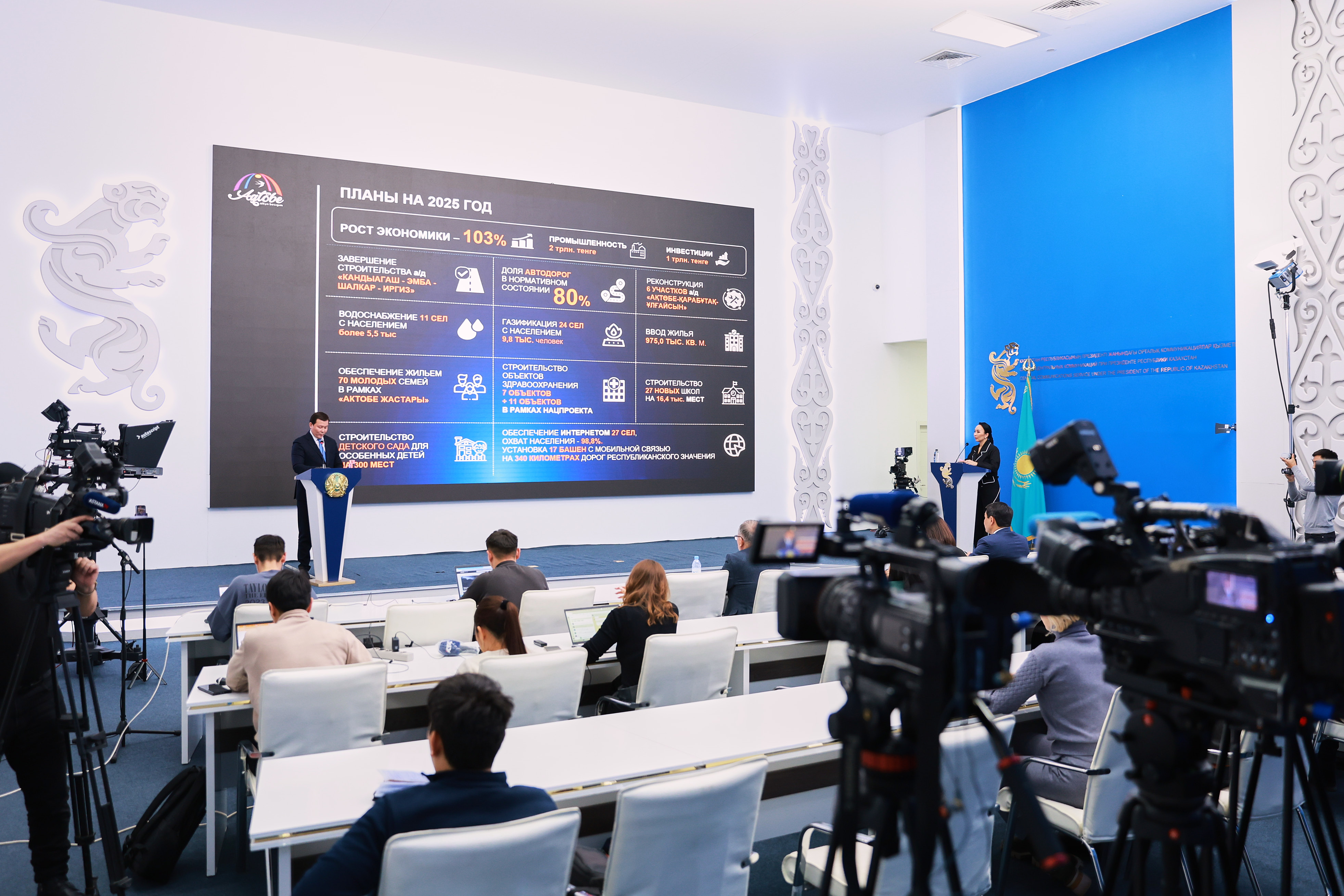 Ақтөбе облысының әкімі 2025 жылға арналған негізгі жоспарларға тоқталды