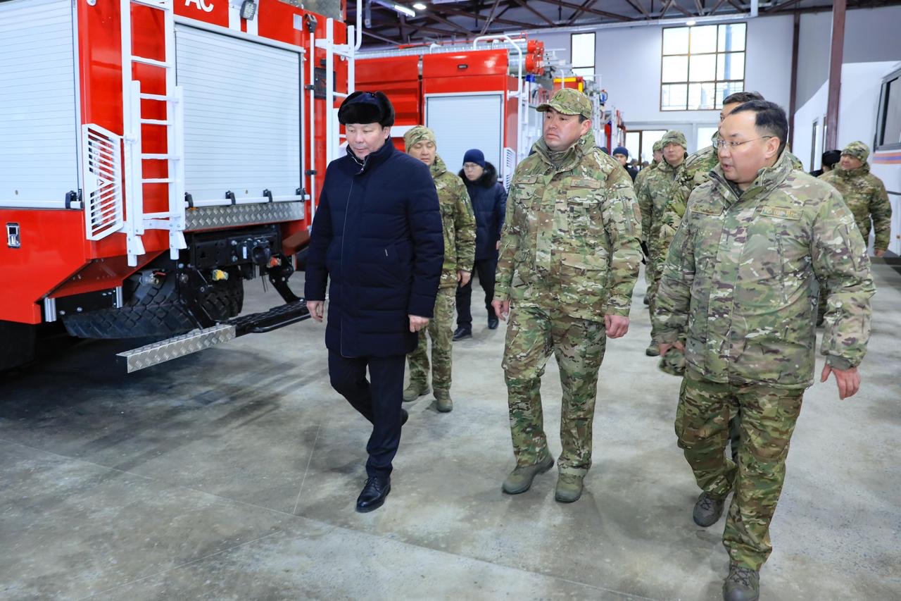 Ақтөбеде жаңа өрт сөндіру депосы ашылды