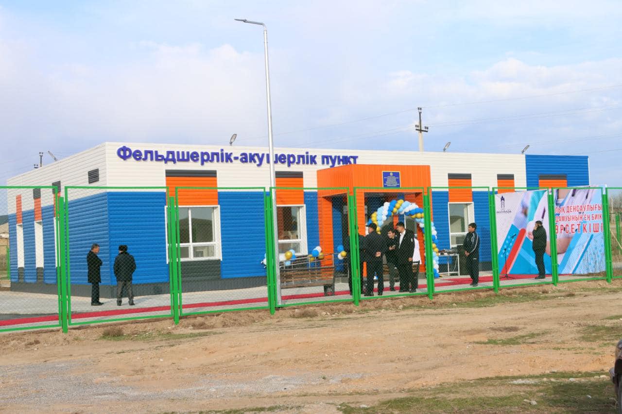 ТҮРКІСТАН: ОРДАБАСЫ АУДАНЫНДА ФЕЛЬДШЕРЛІК-АКУШЕРЛІК БЕКЕТ АШЫЛДЫ