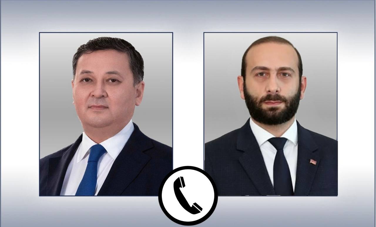 Қазақстан және Армения СІМ басшыларының телефон арқылы сөйлесуі туралы