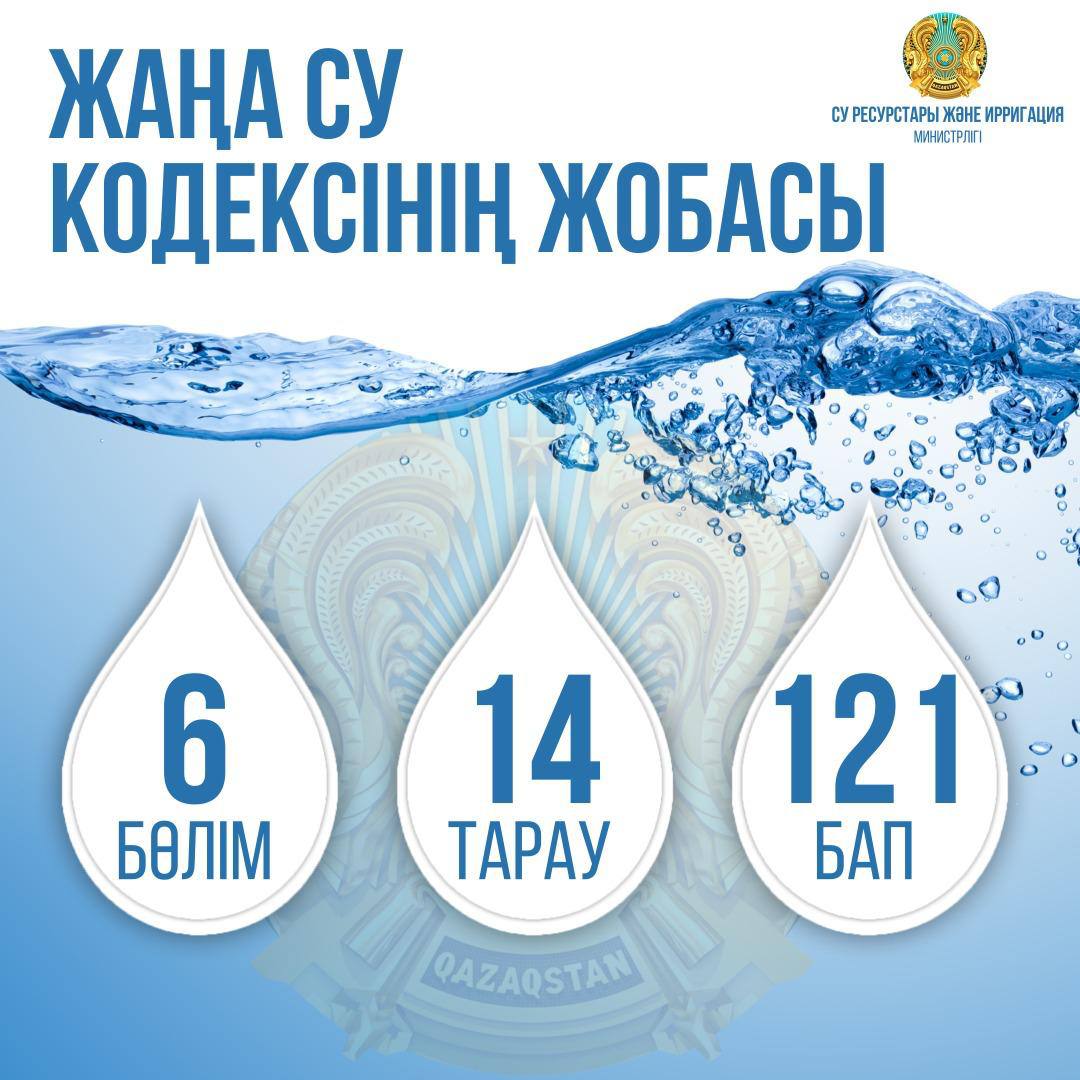 Cу тасқынының алдын алу, мұздықтар мен шағын өзен-көлдерді қорғау және климаттың өзгеруіне бейімделу: жаңа Су кодексі жобасындағы басты жаңашылдықтар