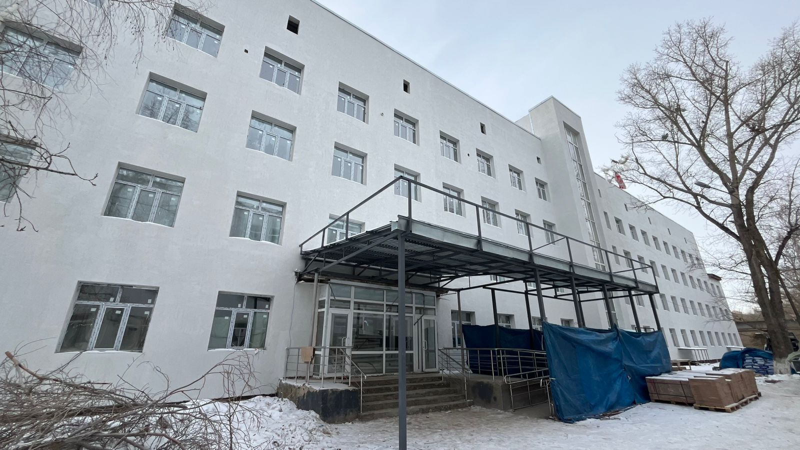 В столичной «железнодорожной» больнице ведут капремонт