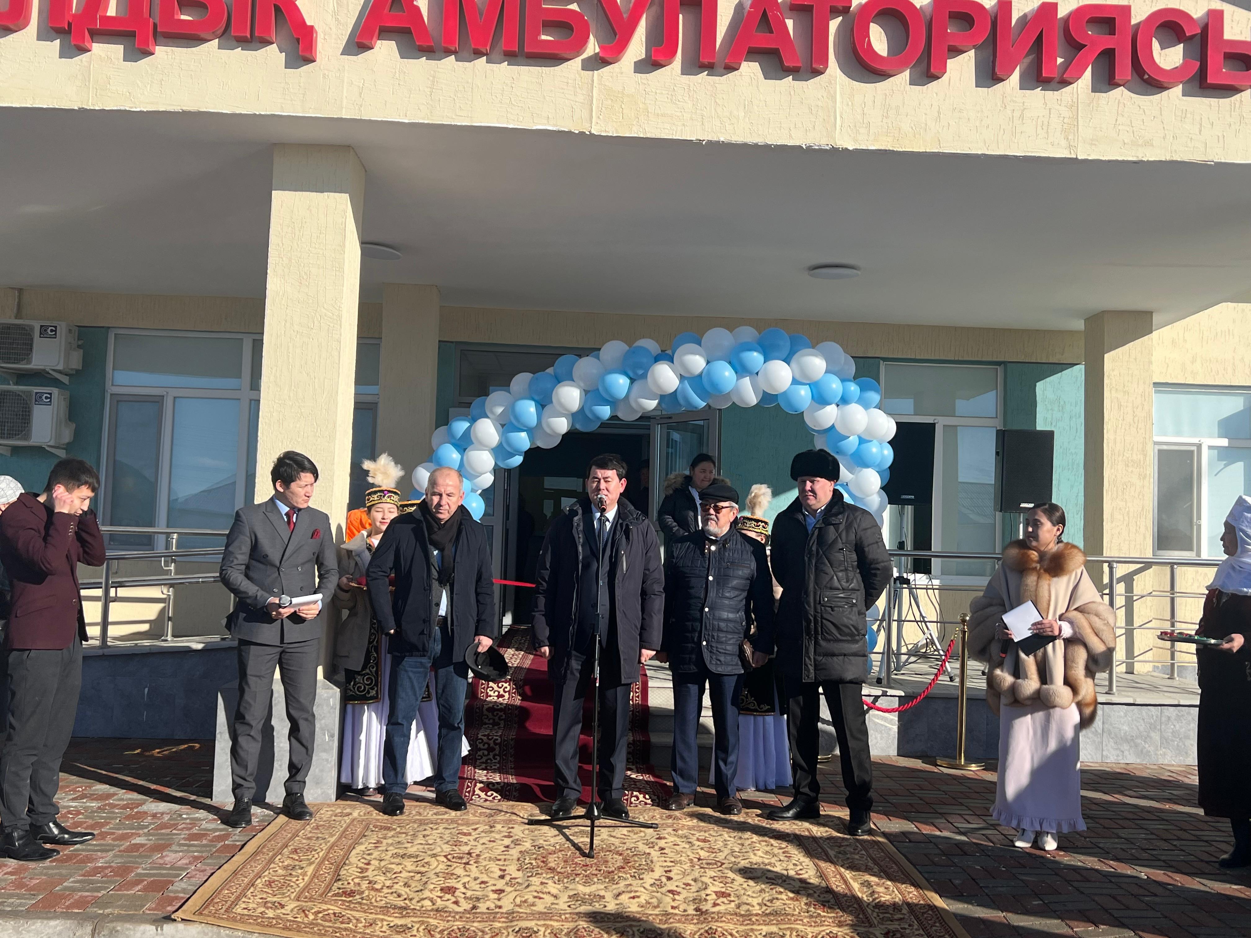 КЕНДІРЛІ АУЫЛЫНДА ЖАҢА АМБУЛАТОРИЯ АШЫЛДЫ