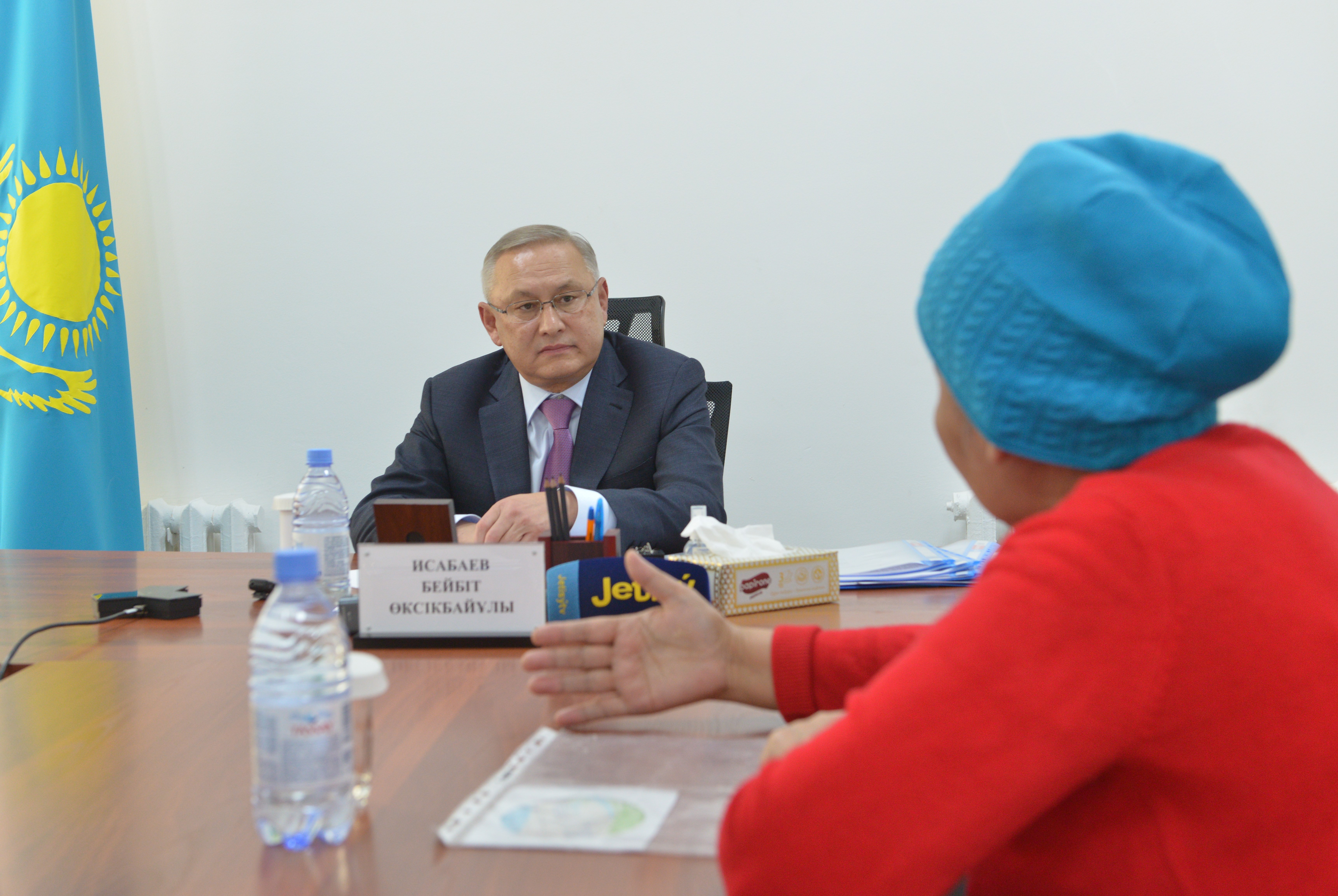 Бейбіт Исабаев азаматтарды жеке мәселелері бойынша қабылдады