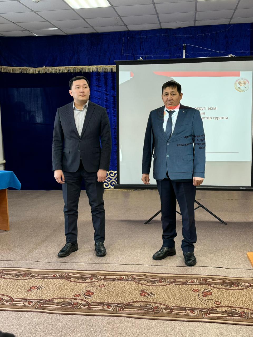 Ауыл тұрғындарымен есепті кездесуі өтті