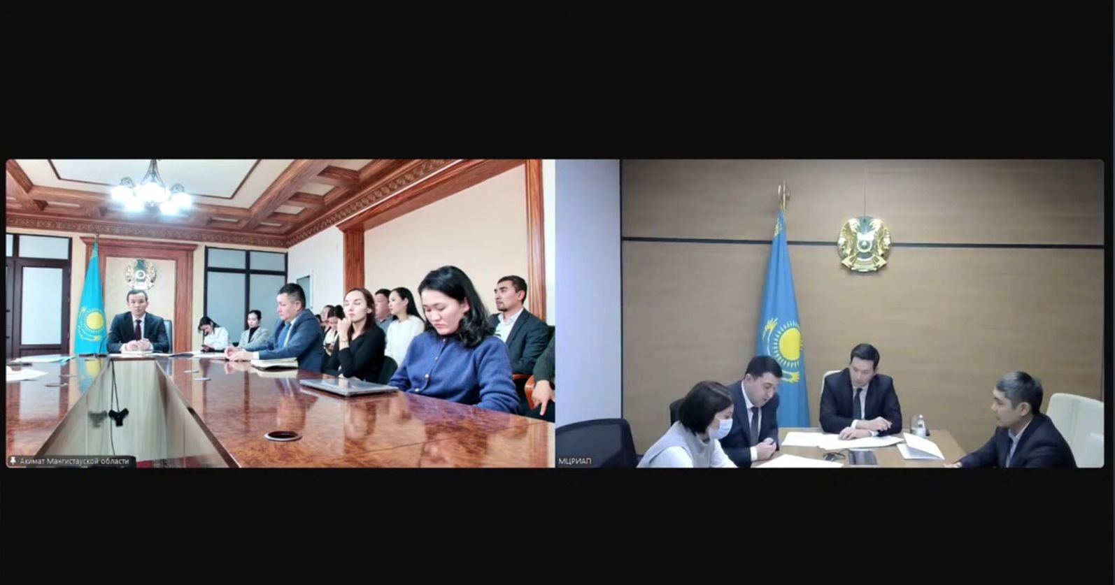 ҚР Цифрлық даму, инновациялар және аэроғарыш өнеркәсібі вице-министрі  Мәлік Олжабеков Маңғыстау облысының тұрғындарымен кездесті