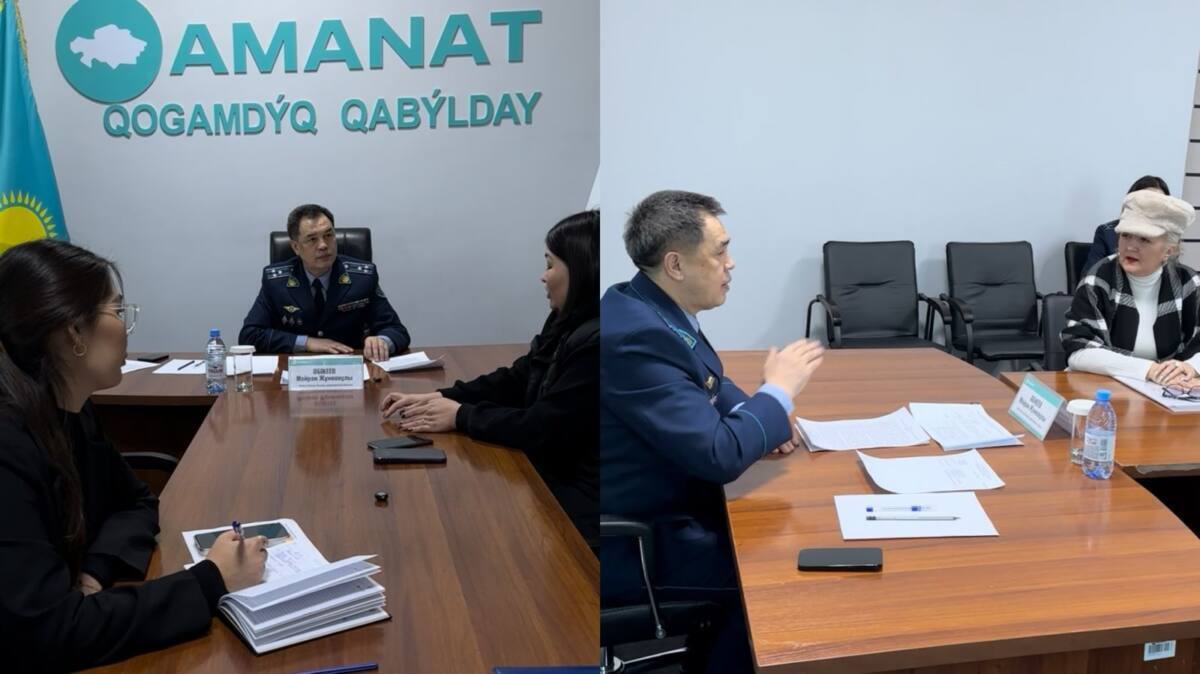 Алматы облысы ПД бастығы «Аманат» партиясында азаматтарды қабылдады