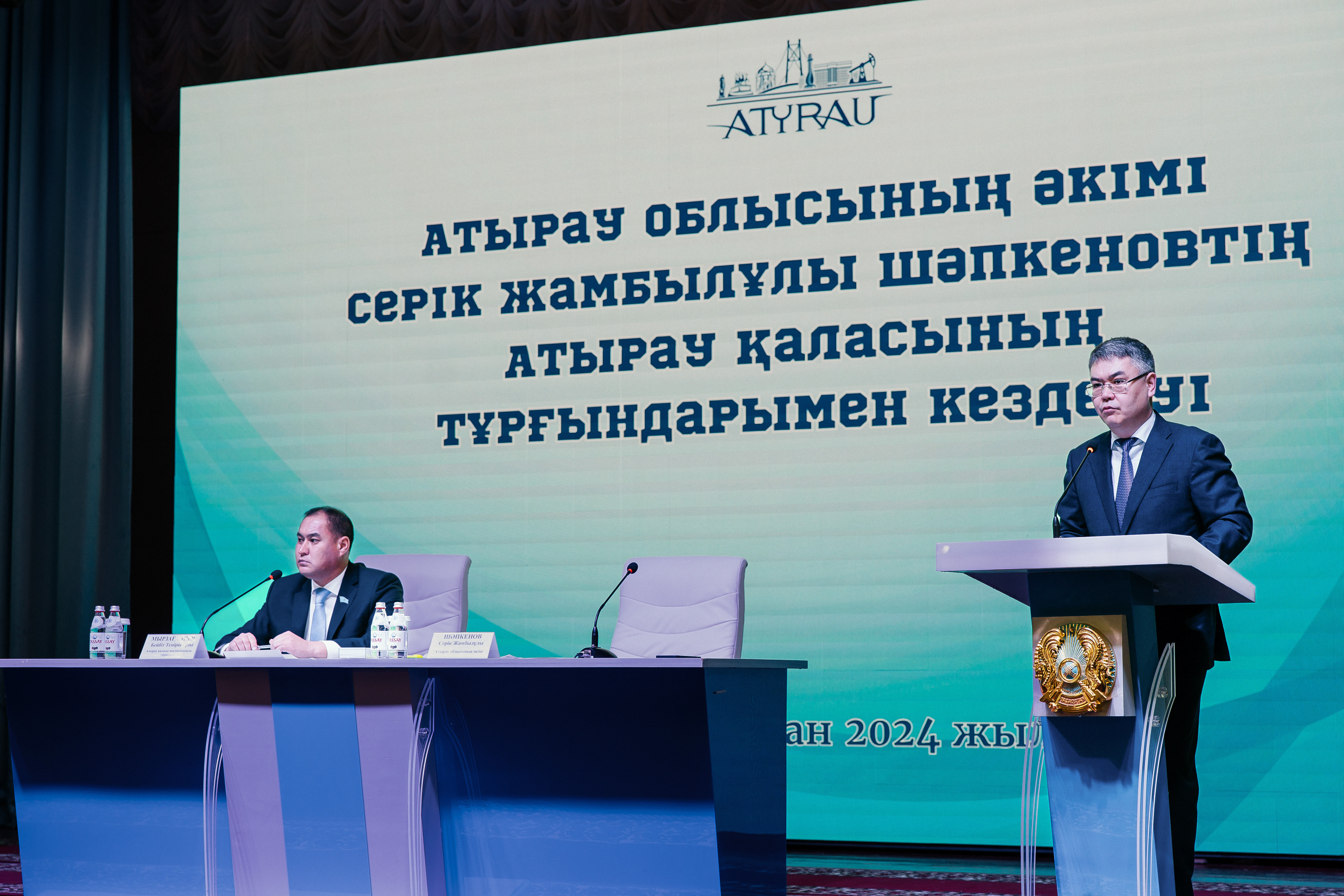 Облыс әкімі Атырау қаласының тұрғындарымен кездесті