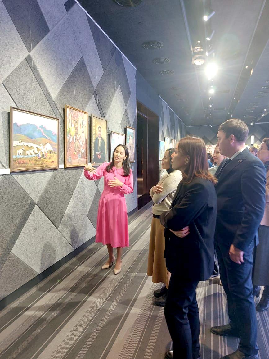 Работы павлодарских юных художников на выставке в Астане