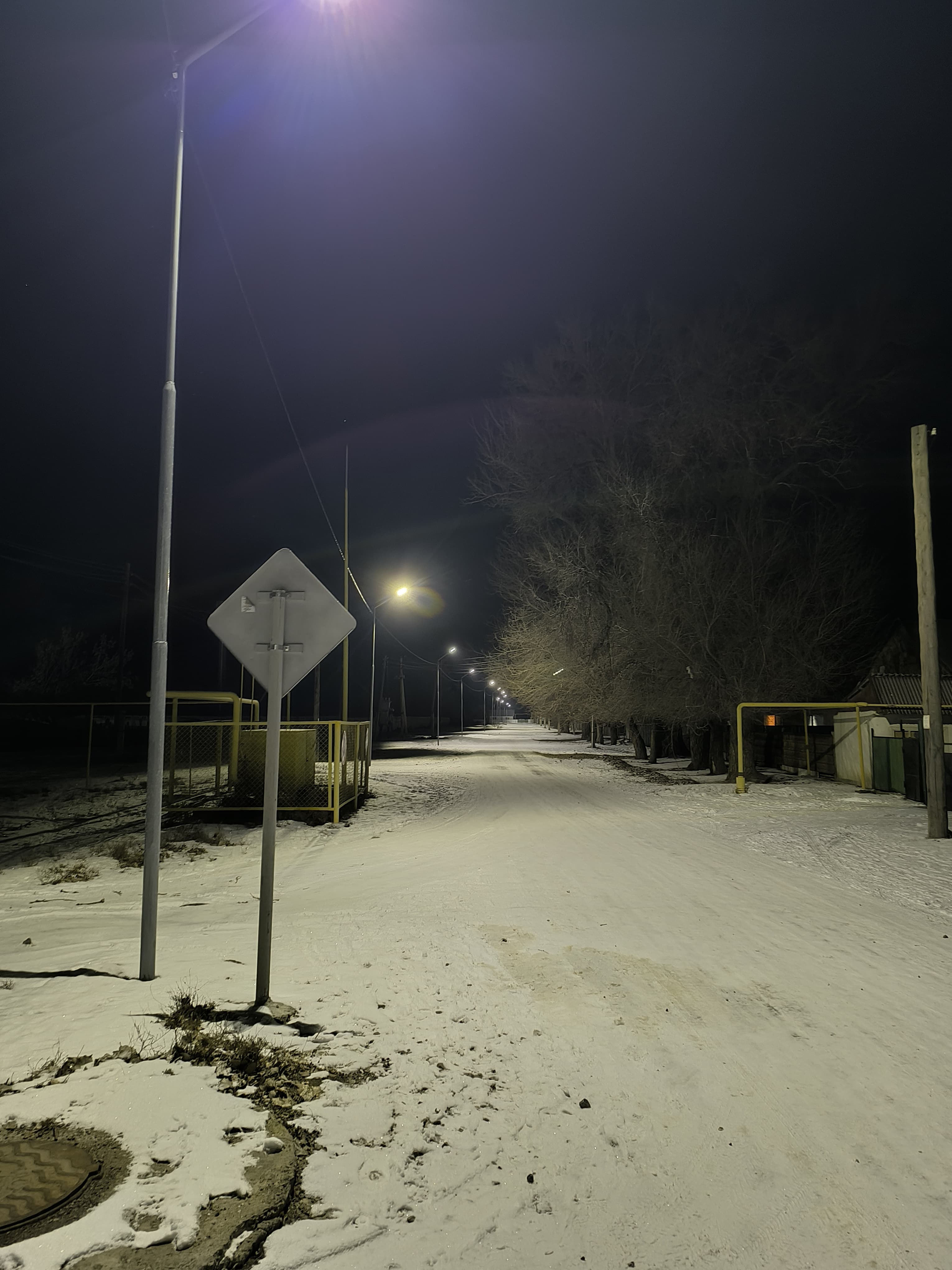 Көше жарығын орнату
