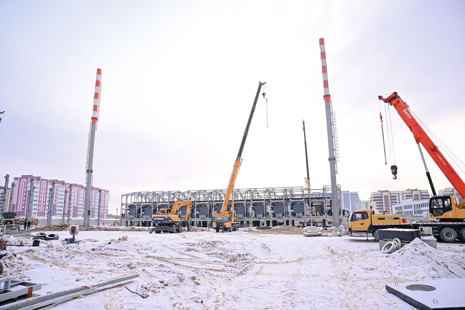 Аймақ басшысы құрылыс нысандарын аралады