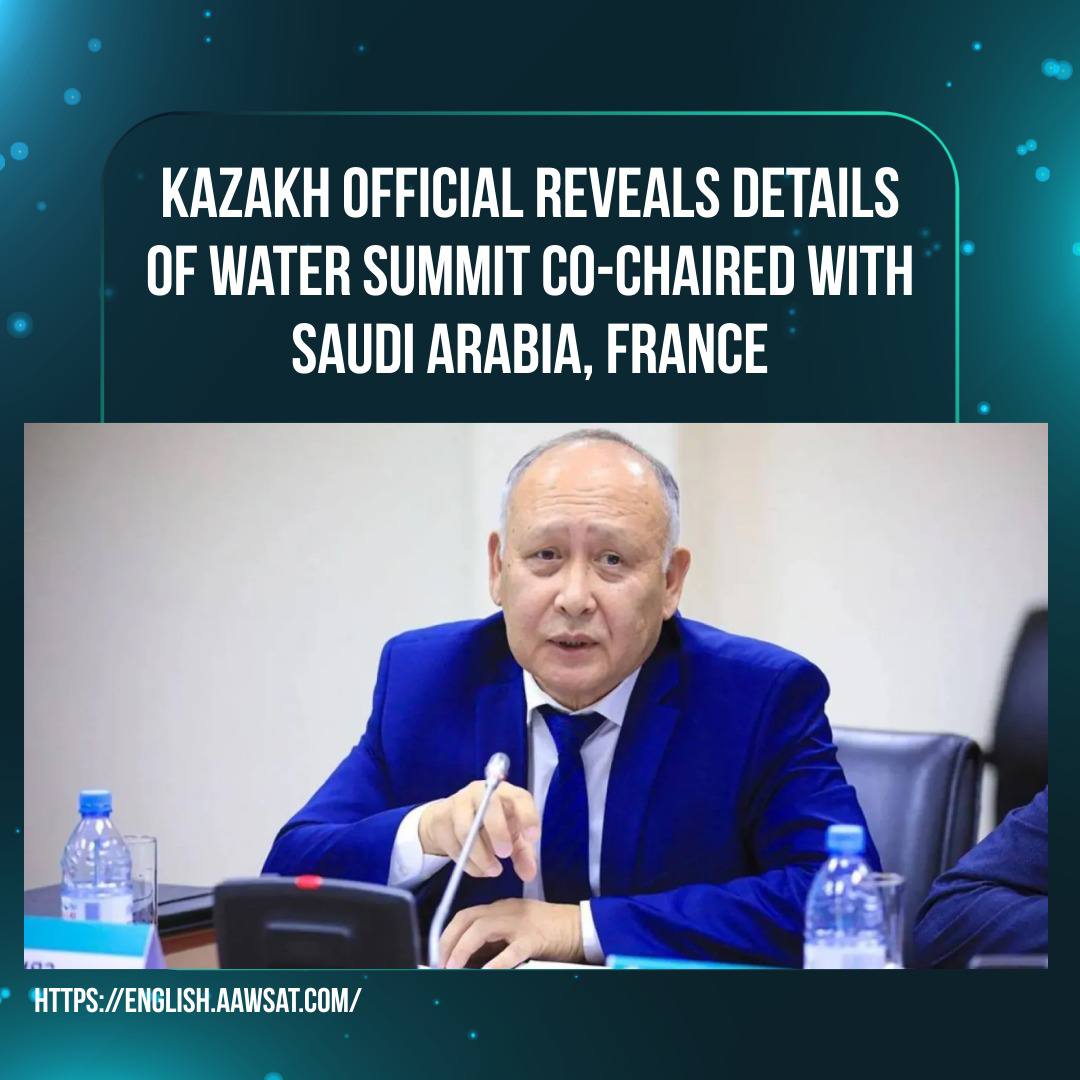 The First Vice Minister of Water Resources and Irrigation Bolat Bekniyaz gave an interview to the Saudi newspaper Asharq Al-Awsat