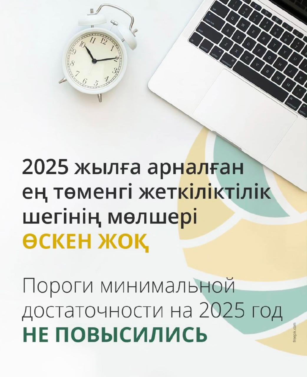 Пороги минимальной достаточности на 2025 год не повысились