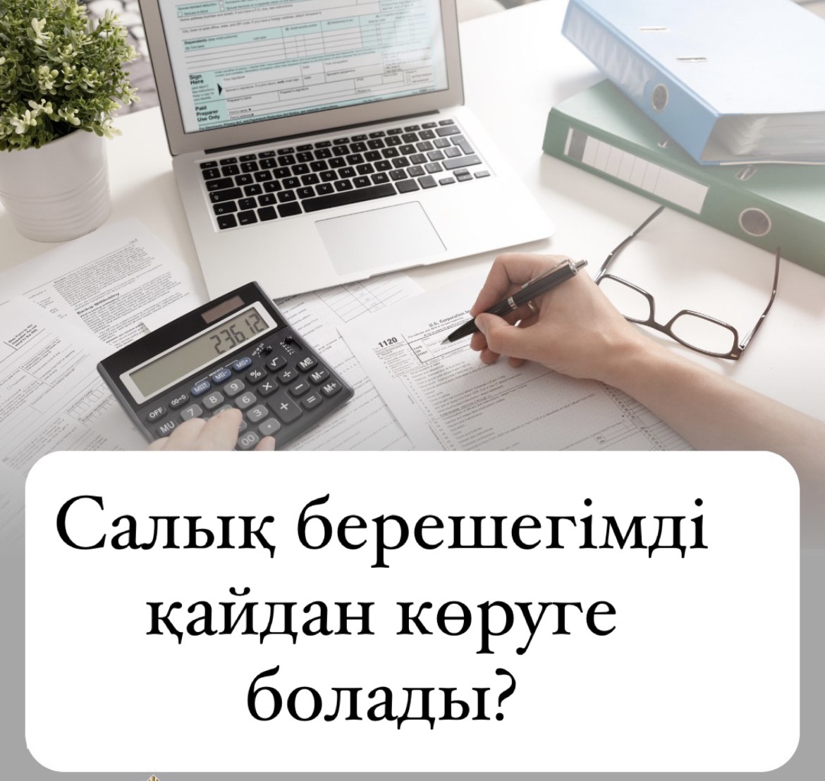 Салық берешегімді қайдан көруге болады?