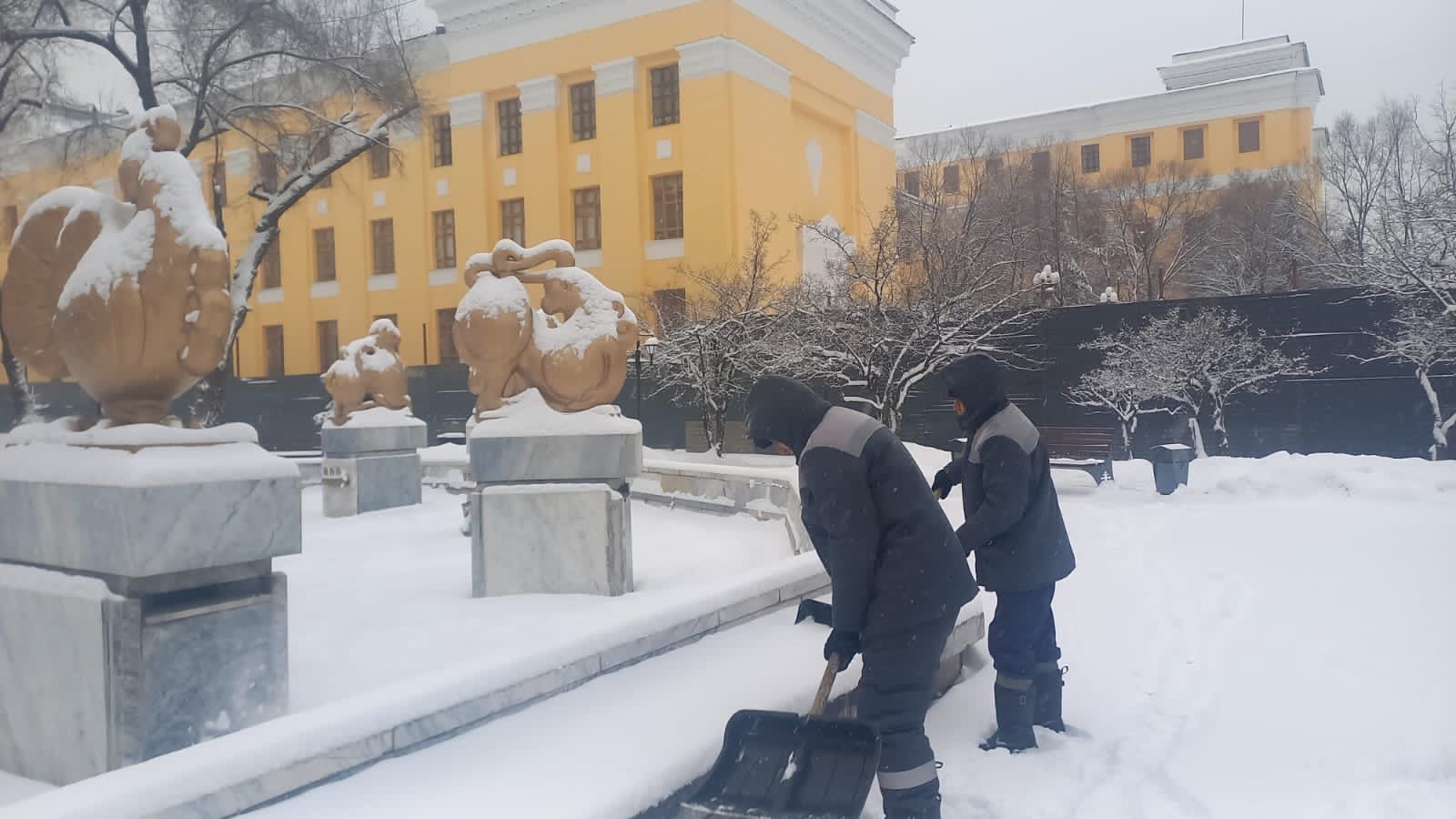 Теренкара поселок Алматы зимой достопримечательности