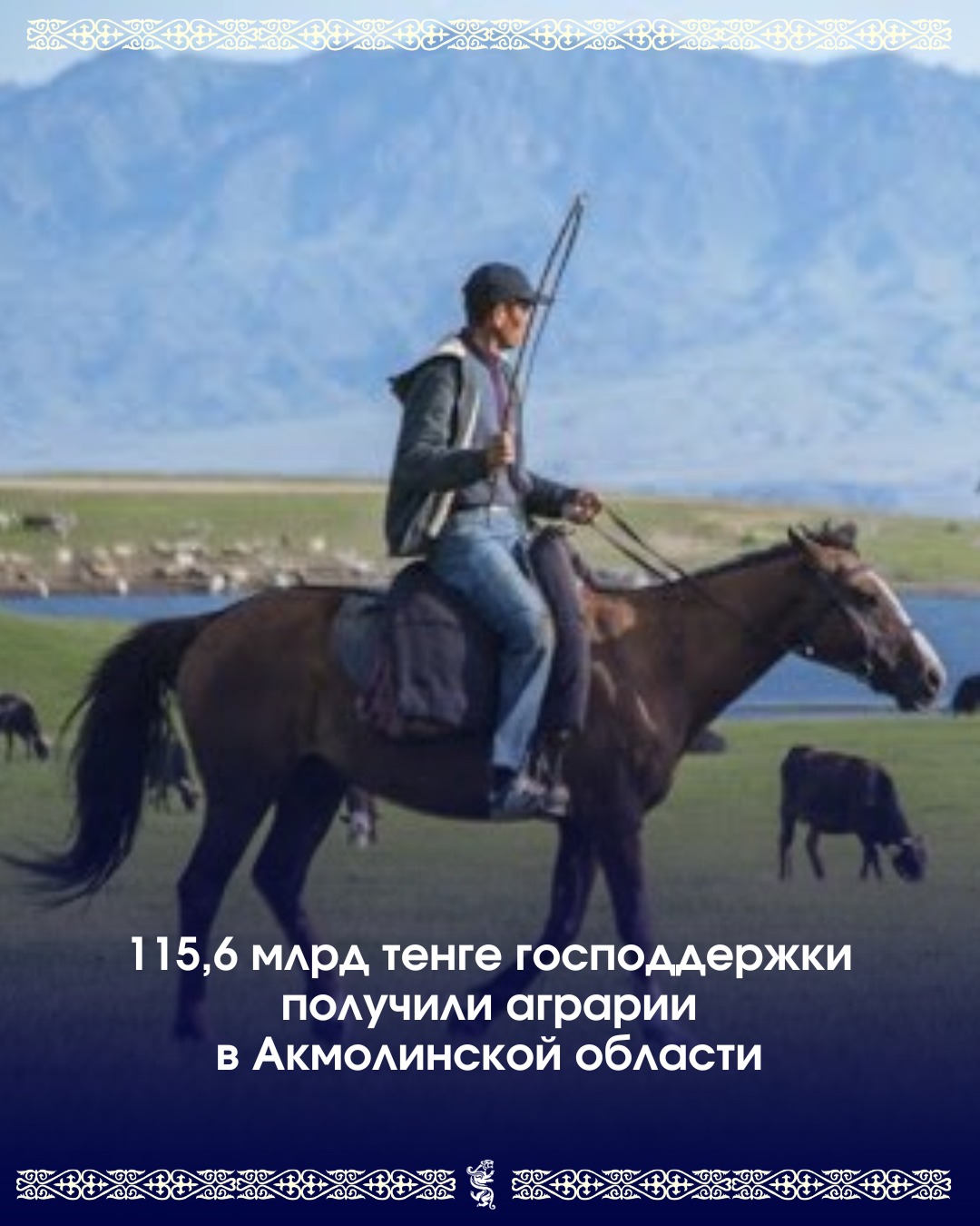 115,6 млрд тенге господдержки получили аграрии в Акмолинской области