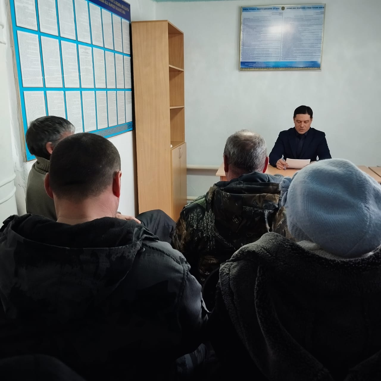 Встреча с населением акима Есильского сельского округа Дурманова В.П.