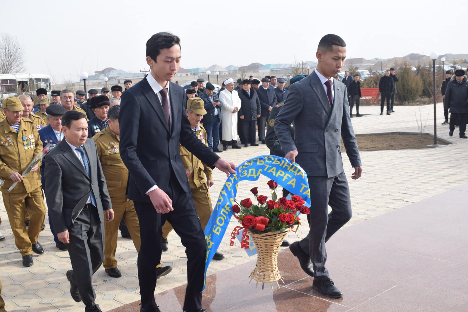 A FLOWER-LAYING CEREMONY WAS HELD AT THE MONUMENT TO THE SOLDIERS OF THE AFGHAN WAR